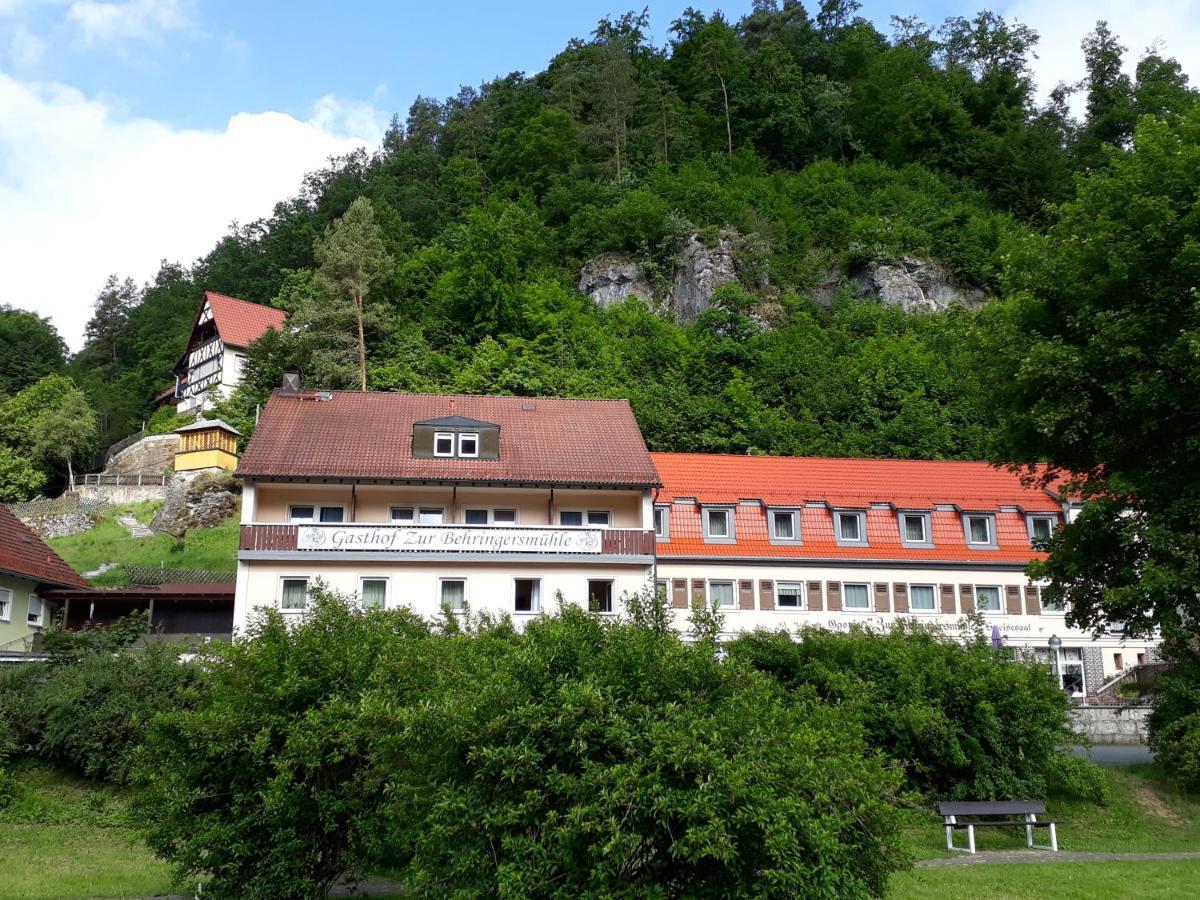 Gasthof Zur Behringersmuhle Hotel Goessweinstein Exterior photo